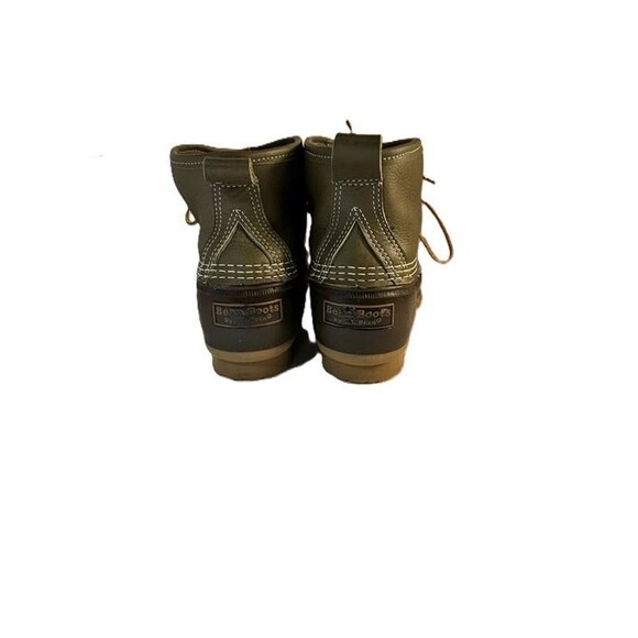 LL Bean Womens Bean Boots Size 11 M Rubber Leather Duck Boots Made in USA - Picture 5 of 6